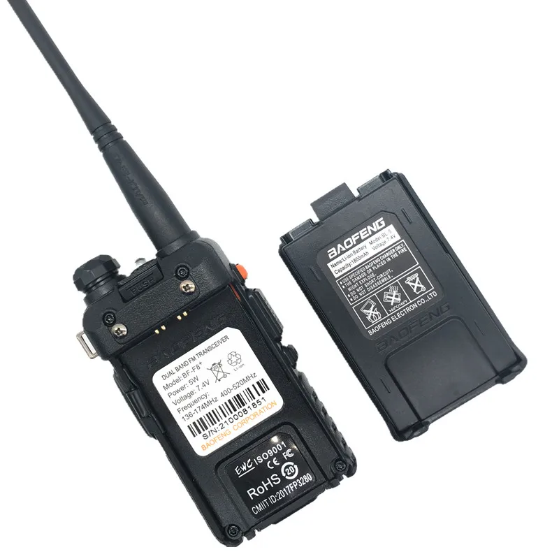 Портативная рация Baofeng мощная двухсторонняя радиостанция 5 Вт VHF UHF