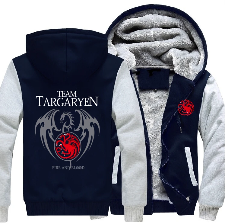 Новый отличаются Игра престолов House Targaryen Графический Супер Теплый Сгущает руно