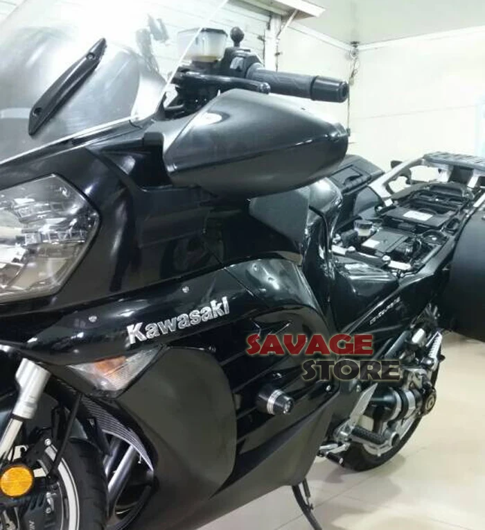 Красные аксессуары для мотоциклов KAWASAKI GTR 1400 конкурс 2010 2015 слайдеры рамы защита