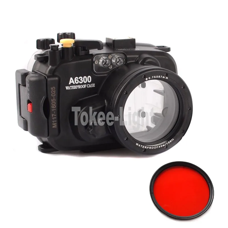 Водонепроницаемая подводная камера Meikon 40 м футов корпус для дайвинга Sony A6300
