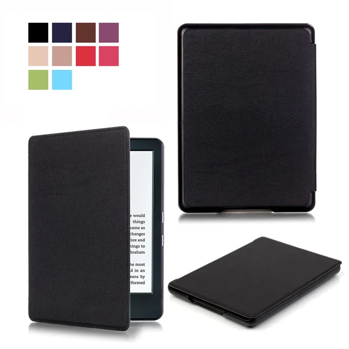100 шт./лот из искусственной кожи Smart Cover чехол для Amazon Kindle Нью 8 8th 2016 поколения Gen Fundas
