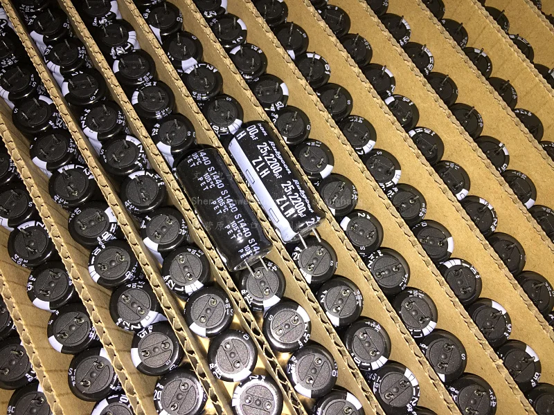 2018 5 шт. Япония Рубин RUBYCON 25V2200UF ZLH 12.5X30MM алюминиевый электролитический конденсатор