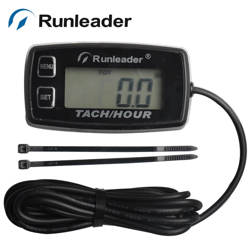 

backlight Gas Engine Hour Meter Tachometer for motorcycle blower marine glider ATV snowmobile lawn mower jet ski pit bike