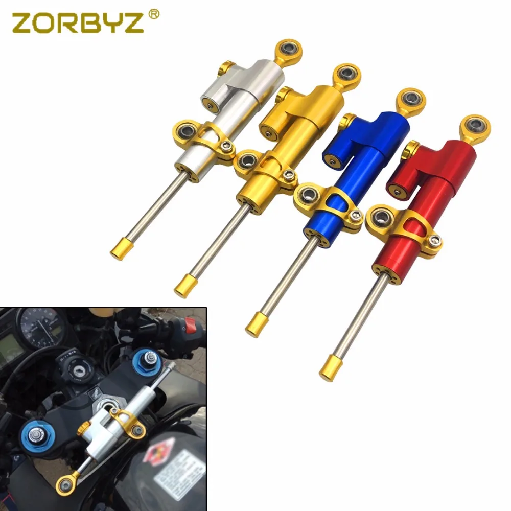 ZORBYZ Регулируемый стабилизатор руля для мотоцикла Honda Kawasaki Ducati