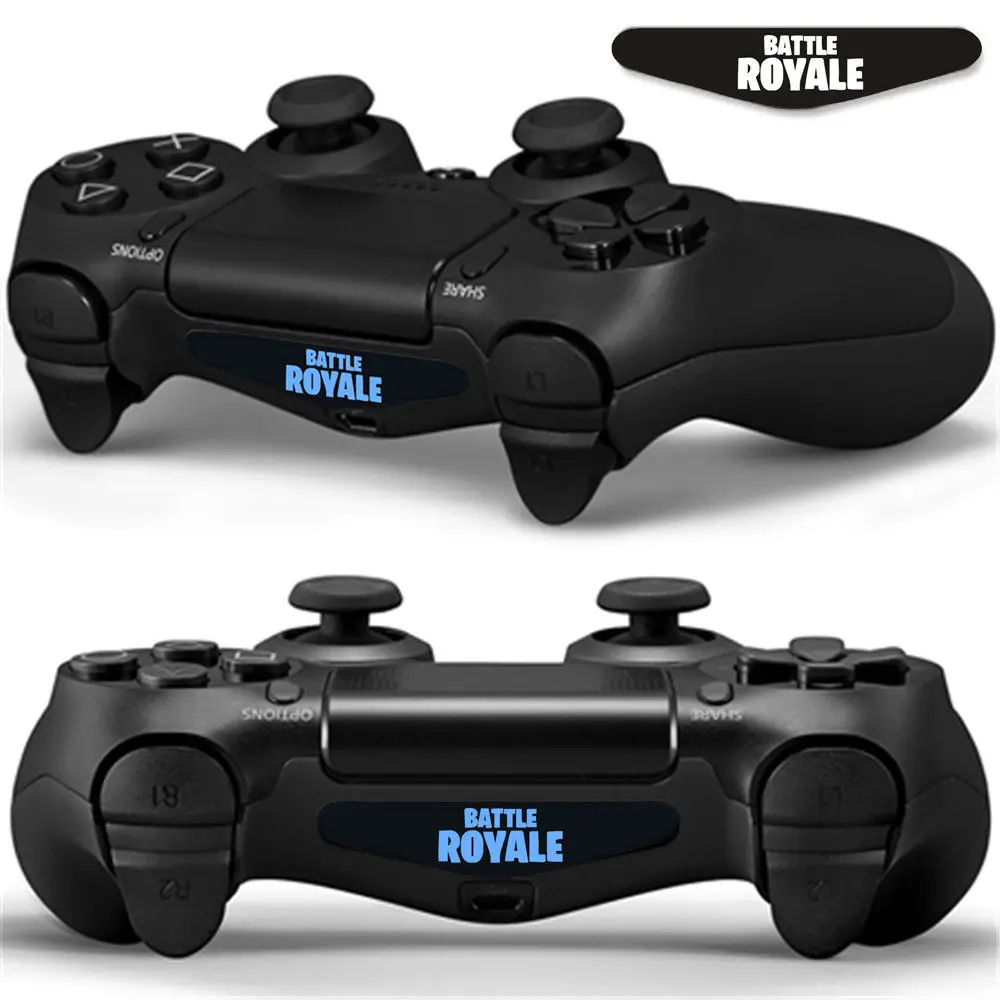 IVYUEEN 2 шт. для Dualshock 4 PS4 DS4 Pro тонкий контрольный Лер светодиодный светильник наклейка для бара наклейка крышка для playstation 4 контрольная игра скины
