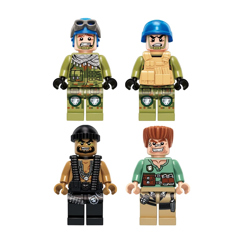 Развивающий Новый военный обучающий строительный блок Legoe игрушка для укладки