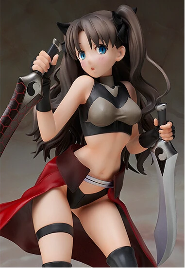 Fate stay night Action Figures Tohsaka Rin 20cm Anime Cartoon Model Toys Japanese | Игрушки и хобби