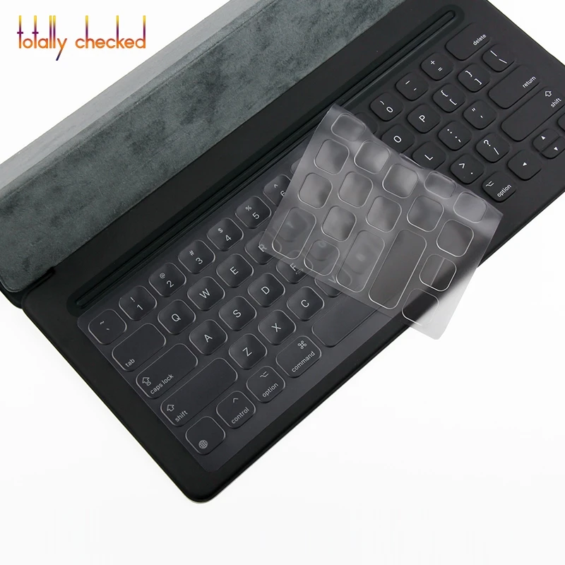 Для ipad pro 12,9 ''-Умная клавиатура для ipad pro 2 12,9 дюймов силиконовая клавиатура Защитная Прозрачная клавиатура из ТПУ