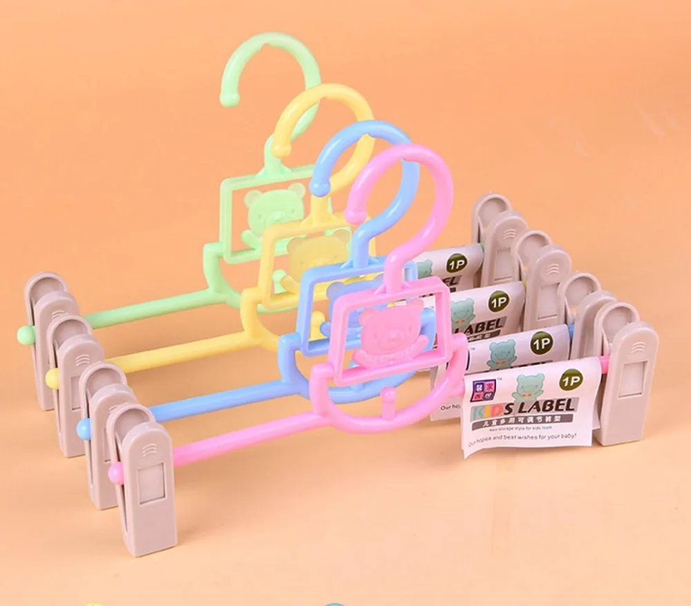 5 шт./лот 27 см детская вешалка для брюк одежды мультяшный Многофункциональный