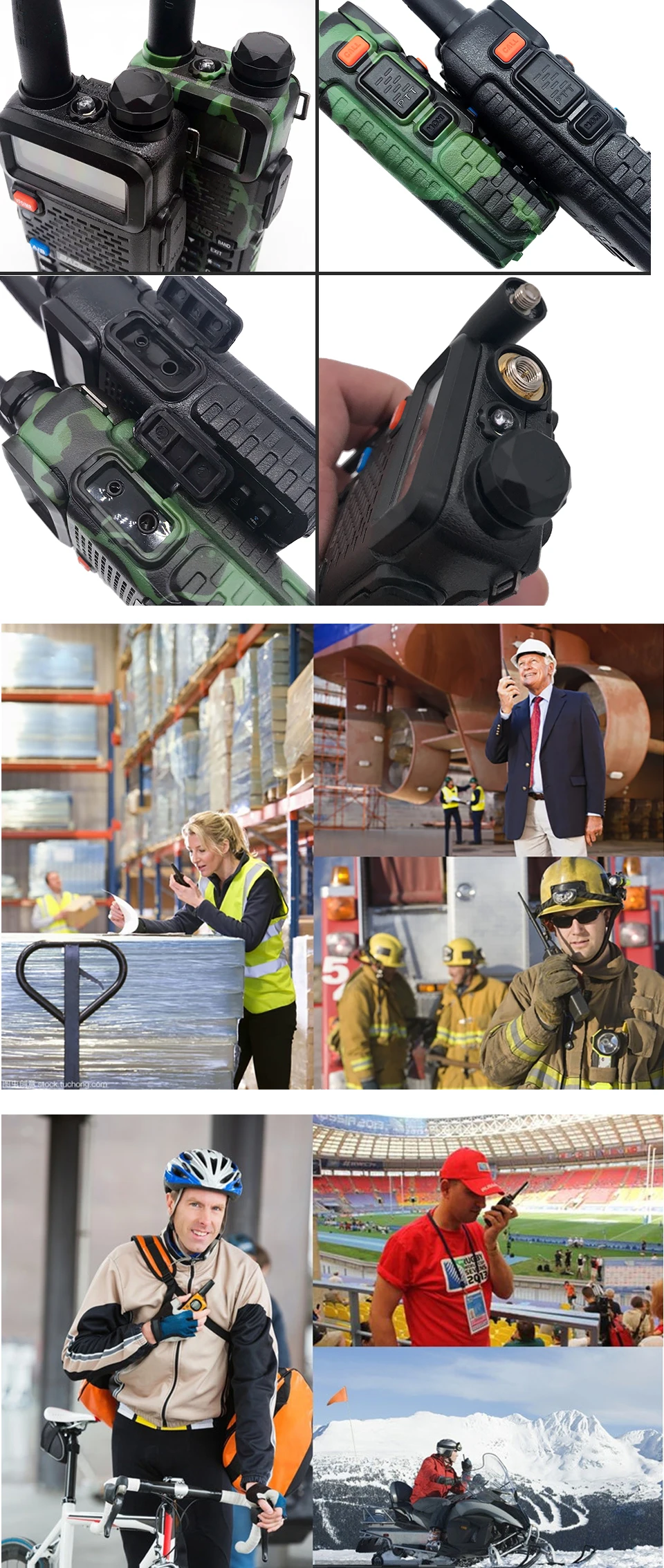 2 шт. BAOFENG UV-5R 8 Вт высокомощная портативная рация VHF UHF любительская радиостанция двухдиапазонный радиоприемник HF Amador UV 5R Охота