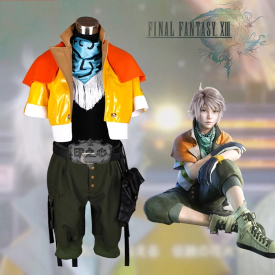 Аниме! Final Fantasy XIII Хоуп эстейм униформа косплей костюм на заказ размер для унисекс