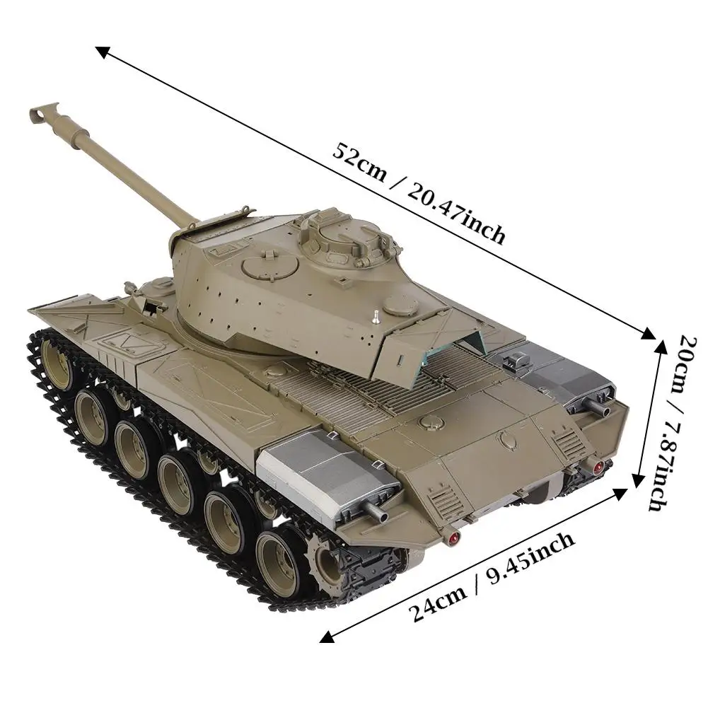 Heng Long 3839-1 танк 1/16 масштаб беспроводной пульт дистанционного управления M41A3 высокая имитация звука эффект движения Танк игрушка для детей подарок