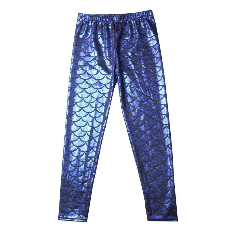 Leggings 2018 Newly Kid Baby Girl Skinny Fish Scale Pencil Pants Trousers Casual Long Girls leggings | Мать и ребенок