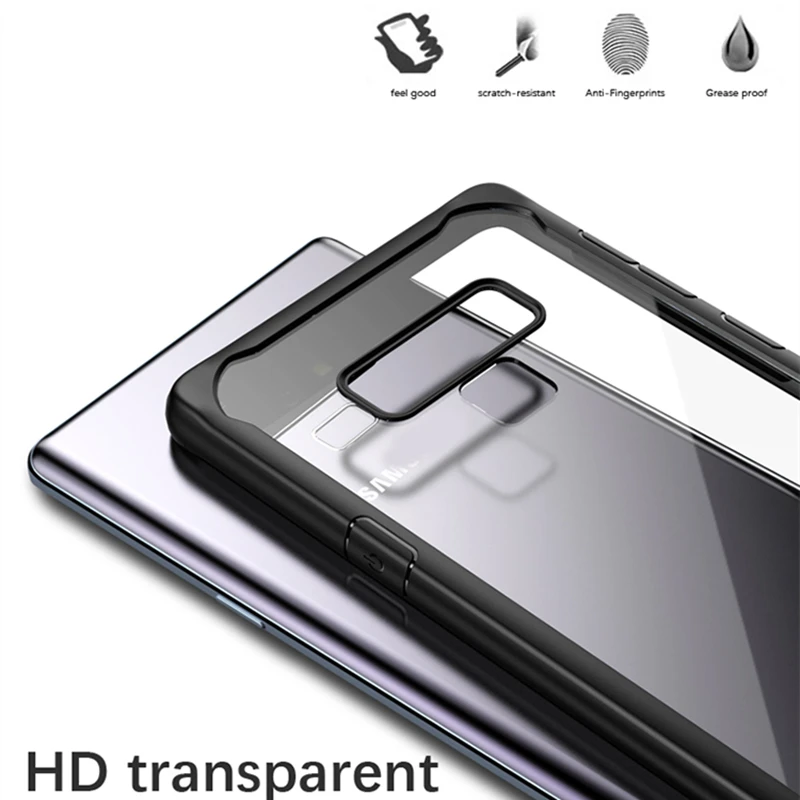 Для samsung примечание 9 Чехол iPaky для samsung S9 S8 плюс силиконовые, акриловые Гибридный противоударный Прозрачный чехол для samsung S10 случае