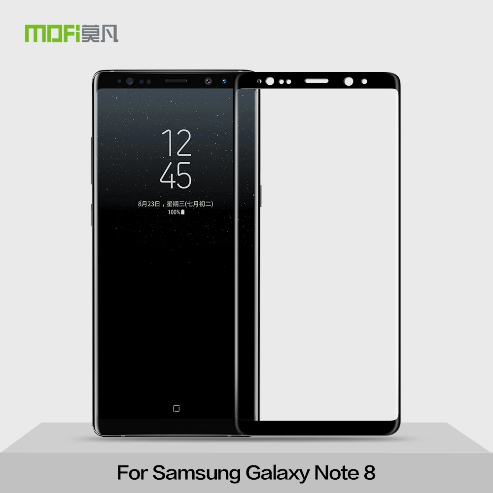 Закаленное стекло для Samsung Galaxy Note 8 оригинальная изогнутая защитная пленка MOFi 3D с