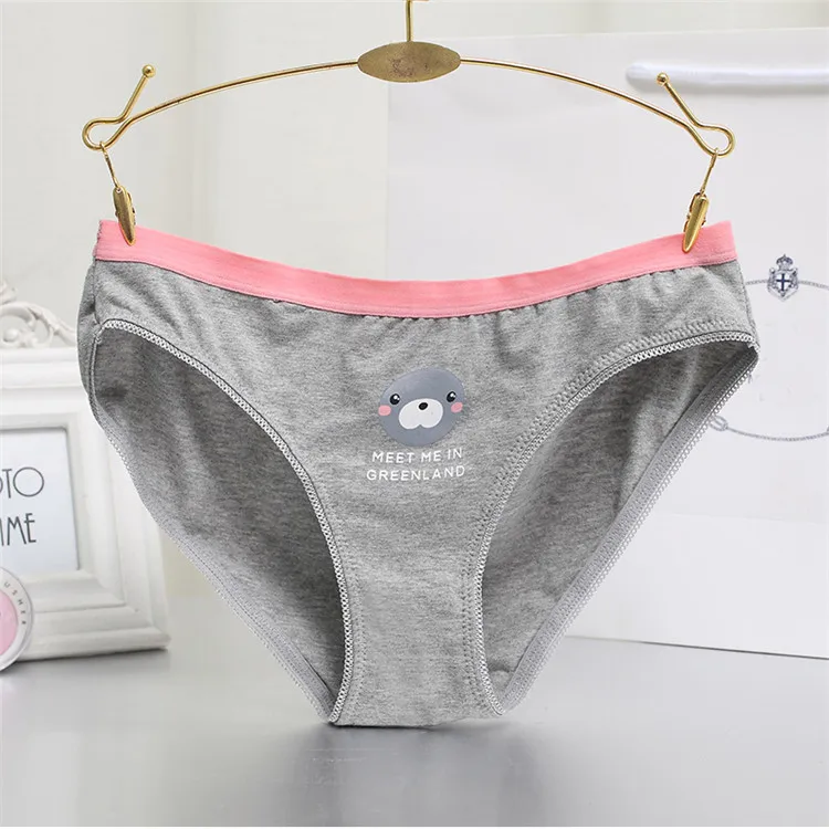 Женские сексуальные кружевные трусики большого размера, S-XL, 5 цветов, прозрачные мягкие трусики с цветочным принтом и бантиком, нижнее белье