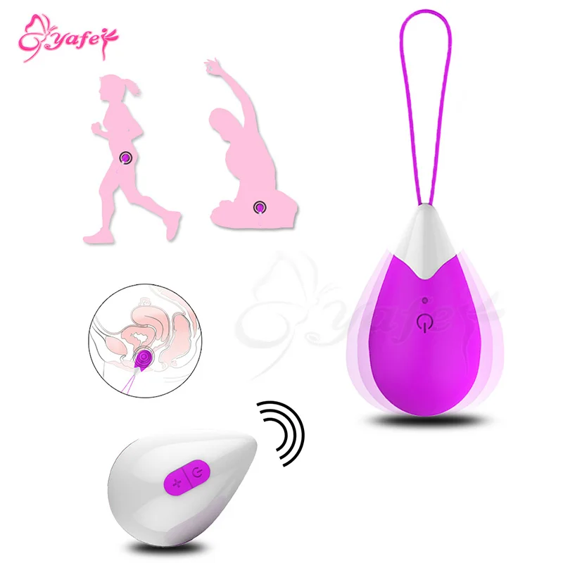 Вибрирующее яйцо 10 скоростей беспроводной пульт дистанционного управления