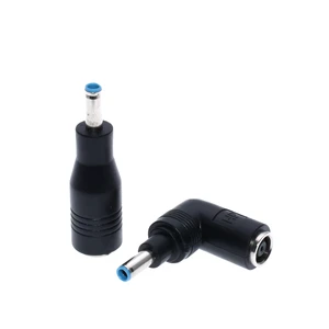 Адаптер для зарядного устройства с прямым углом для HP, Dell, голубой наконечник, от 7,4*5,0 мм до 4,5*3,0 мм