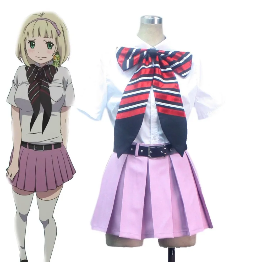 Костюмы для косплея High Q унисекс из аниме Ao no Exorcist Shiemi Moriyama комплекты платьев