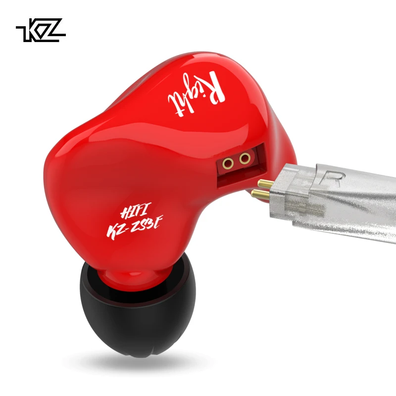 ZS3E DD блок Hi Fi спортивные наушники в ухо динамическая гарнитура шумоподавление