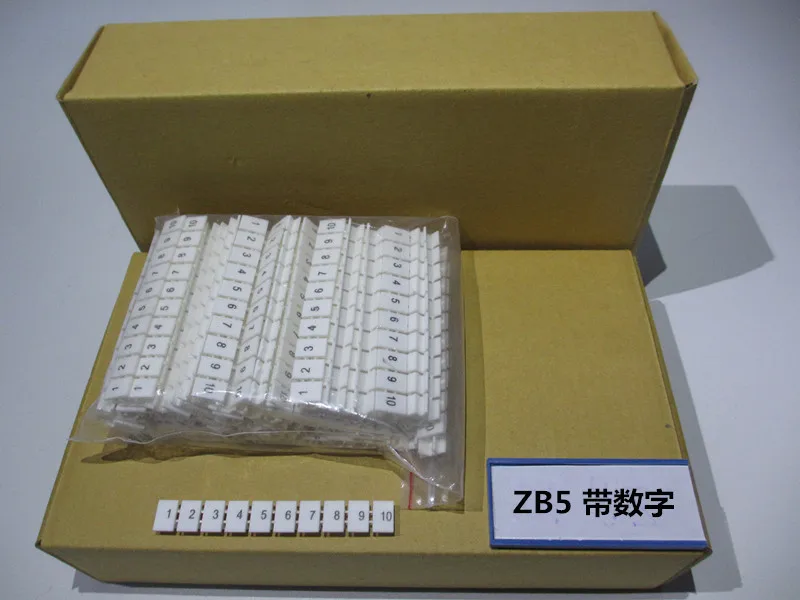 Клеммные колодки UK3N для DIN-рейки с номерами ZB5 (art.: 3920d95673c49) - 3920d95673c49