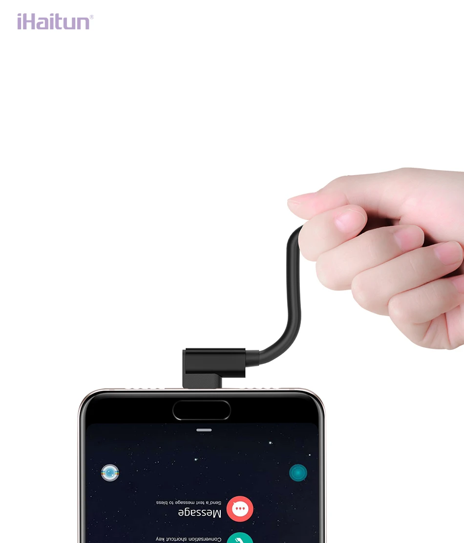 IHaitun L Тип C кабель адаптер для huawei mate 20 Pro 10 P20 Xiaomi сплиттер аудио наушники зарядка конвертер зарядное устройство