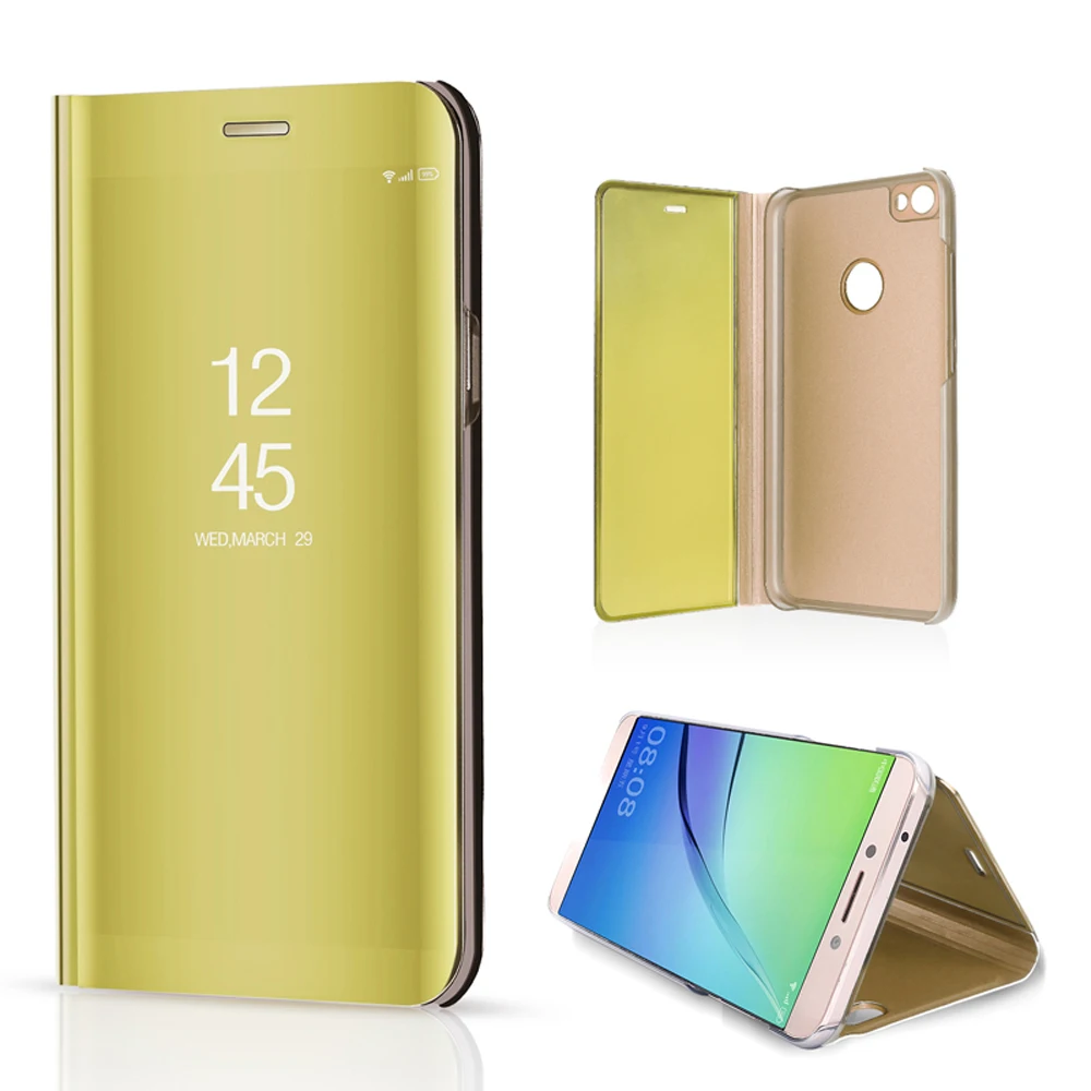Чехол для Redmi Note 5A prime 4X redmi 5 plus note 4 3 с откидной крышкой зеркальным видом Xiaomi mi A1 6 5X