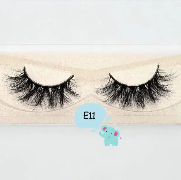 E11 Visofree норки ресницы 3D норки ресницы толстый ручной Полный Газа Lashes жестокости корейский норки ресницы природных Накладные ресницы - Длина: E11