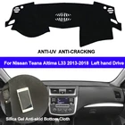 Силиконовый нескользящий чехол TAIJS для приборной панели автомобиля для Nissan Teana Altima L33 2013 2014 2015 2016 2017 2018, коврик для приборной панели с защитой от УФ-лучей