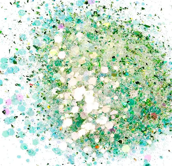 color 2 50 грамм-1 сумка(микс) голографический Единорог Dandruff зеркало хлопья гвоздь Искусство блеск ногтей Блеск переливающийся блеск/блестки/ - Цвет: color 2