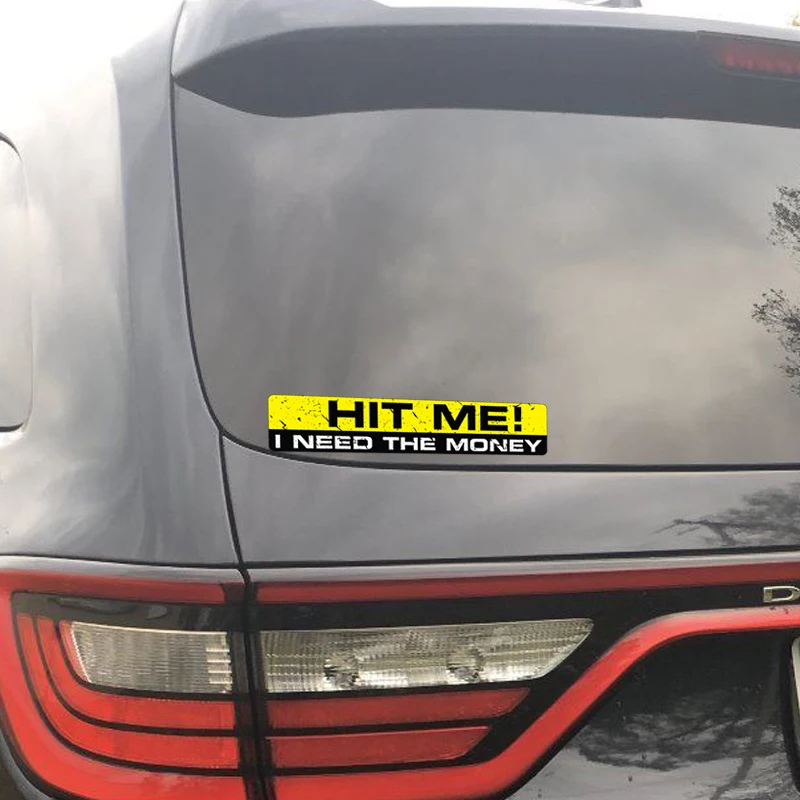 HotMeiNi 15 см x 3 автомобильный Стайлинг хит меня мне нужна наклейка на деньги