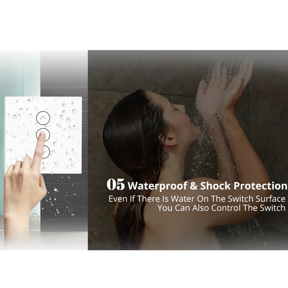 Wall Timing Home Switch Smart WIFI Tempered Glass Touch Panel Voice Plug Dimmer Light Remote Control Electrical Wireless APP |