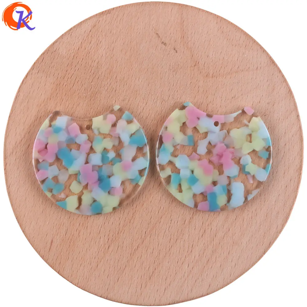 

Cordial Design 50Pcs 35*38mm Jewelry Making/Earring Accessories/Acetic Acid Beads/Round Shape/DIY/Hand Made/Earring Findings