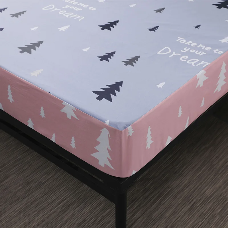 100% хлопок Modren постельное белье с цветочным принтом простыня для матраса просто