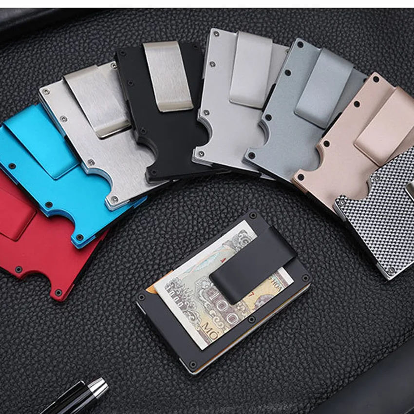 Оптовая продажа металлический держатель для кредитных карт с RFID защитой