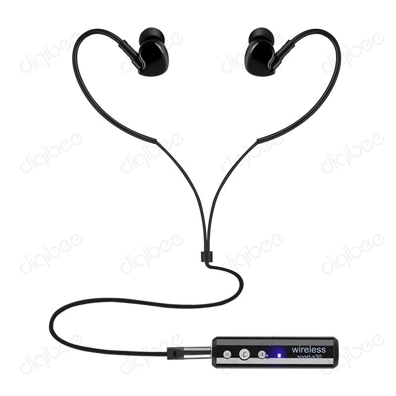 Беспроводные наушники мини HiFi Спорт стерео Беспроводная гарнитура клип Bluetooth