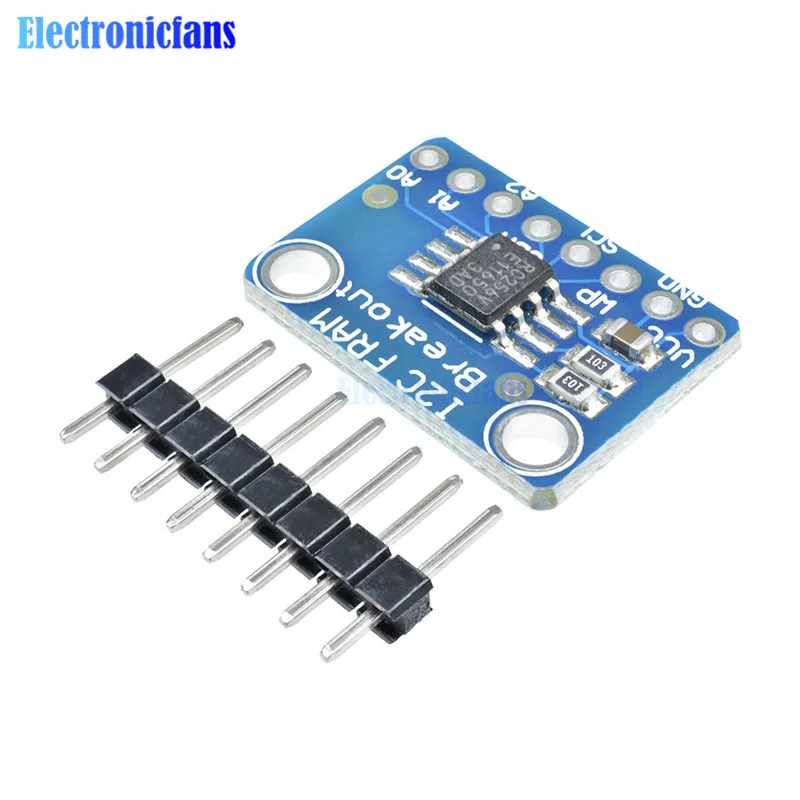 MB85RC256V Memory IC 32KB Development Tools I2C Нелетучий 2 7 5 V VCC/Logic FRAM Breakout Board Module Board|Интегральные