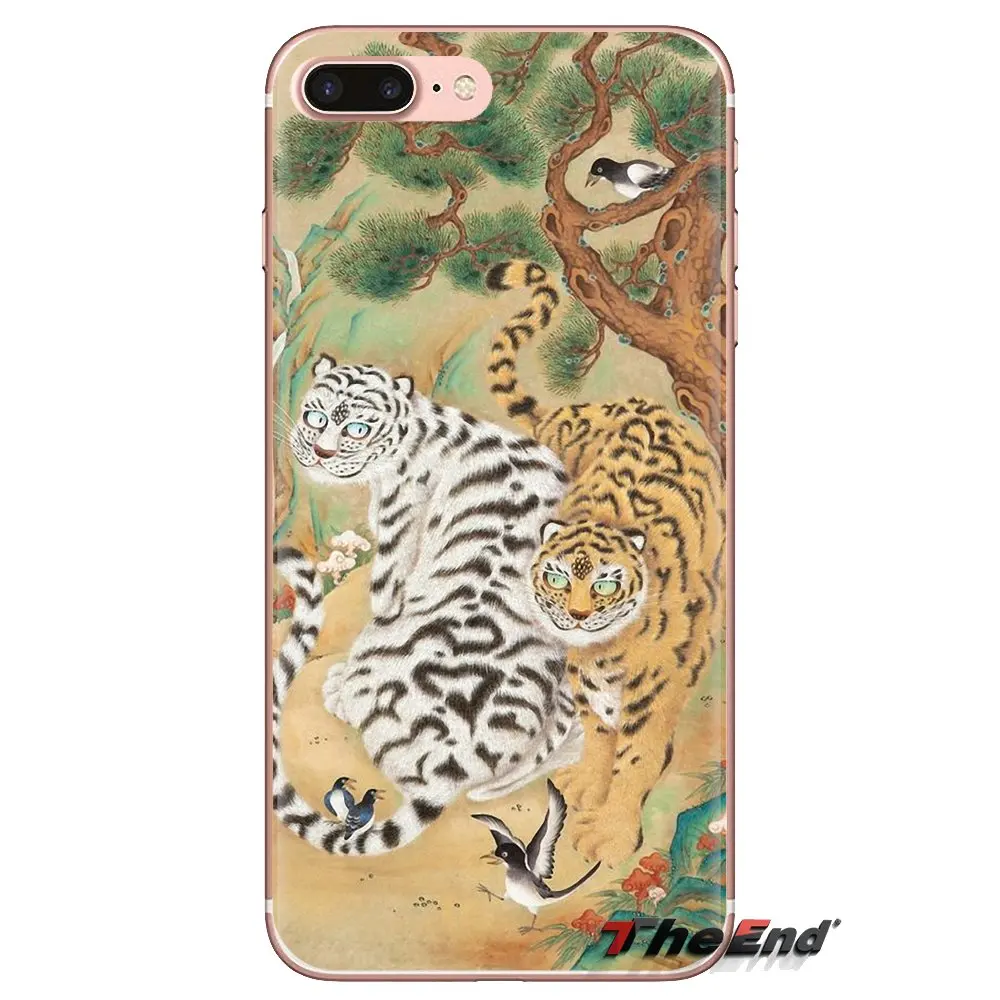 Japanese ukiyo-e Panther leopard Tiger Soft Case Cover For Samsung Galaxy S3 S4 S5 Mini S6 S7 Edge S8 S9 S10 Plus Note 3 4 5 8 9 |