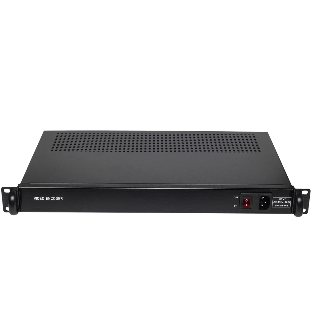 1U стойка 8 каналов MPEG4 H.264 HDMI потоковый кодировщик H264 прямая трансляция RTMP в HTTP RTSP