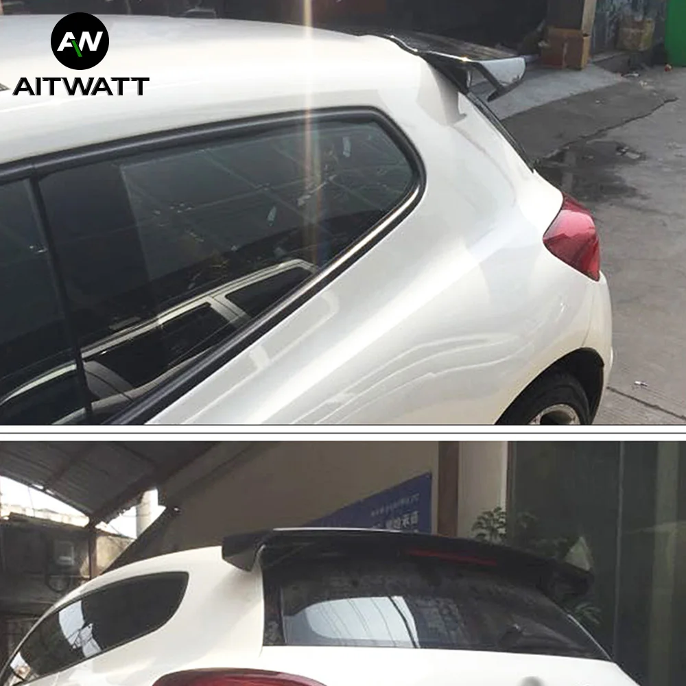 Для Volkswagen Scirocco 2009 2010 2011 2012 2013 2014 углеродное волокно задний спойлер на крышу
