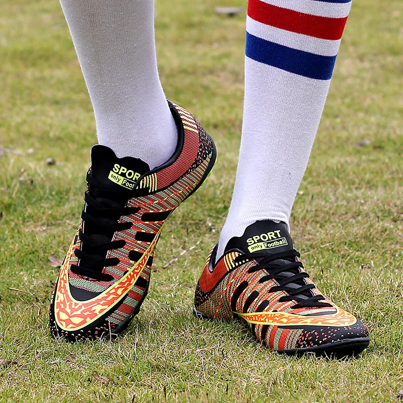 Высококачественная Мужская футбольная обувь Cleats FG взрослая и женская