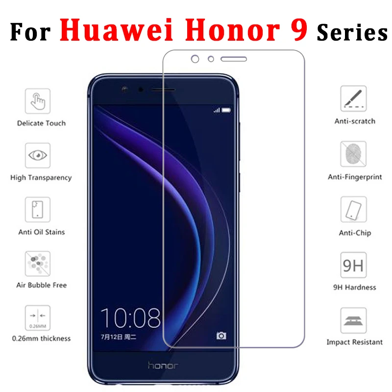 Защитное стекло Honor 9 Lite для Huawei Honer V9 9i Защитная пленка экрана Light V i9 i Закаленное