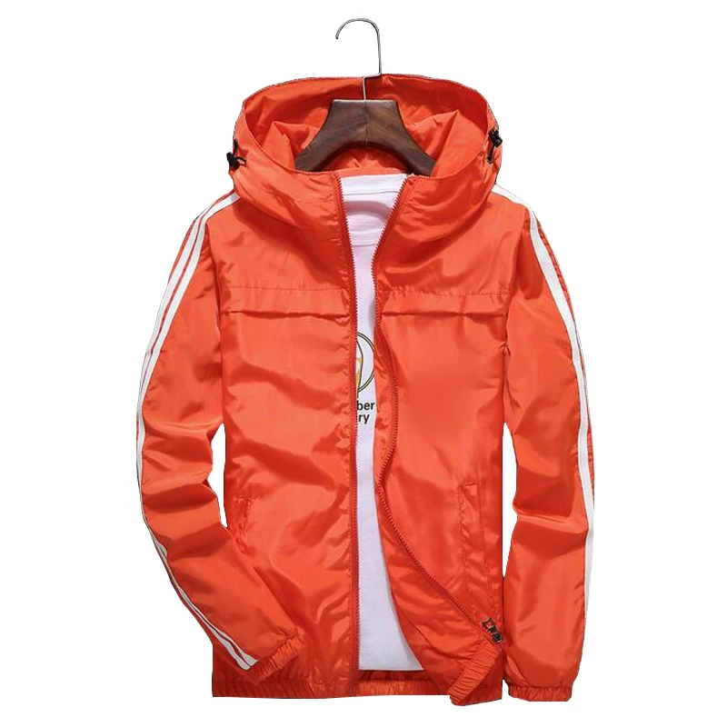 2017 New Listing Spring and Autumn Men's Hooded Jacket Solid Color Simple Wild Youth Sports Tide 90 | Спорт и развлечения