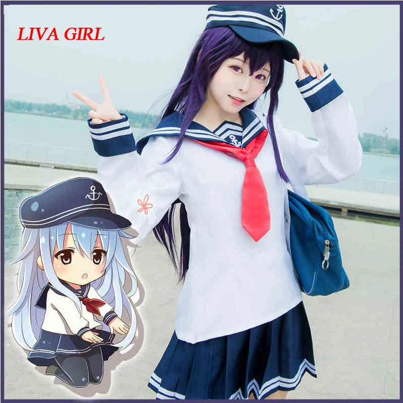Liva girl аниме Kantai коллекция Shimakaze униформа косплей костюм Бесплатная доставка +