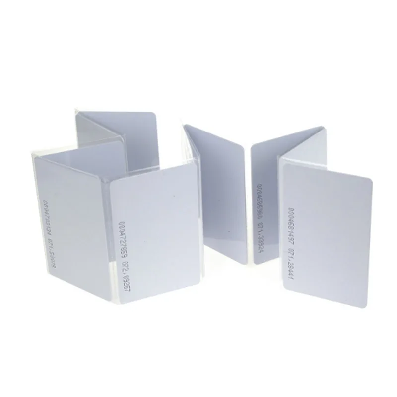 125khz rfid proximity cards id card time em4100 tk4100 attendace system access control system free global shipping