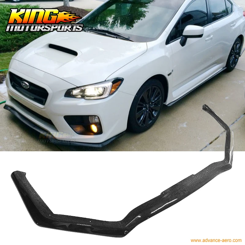 Подходит для 2015 2018 Subaru WRX STI HT Стиль переднего бампера губ углеродного волокна|lips
