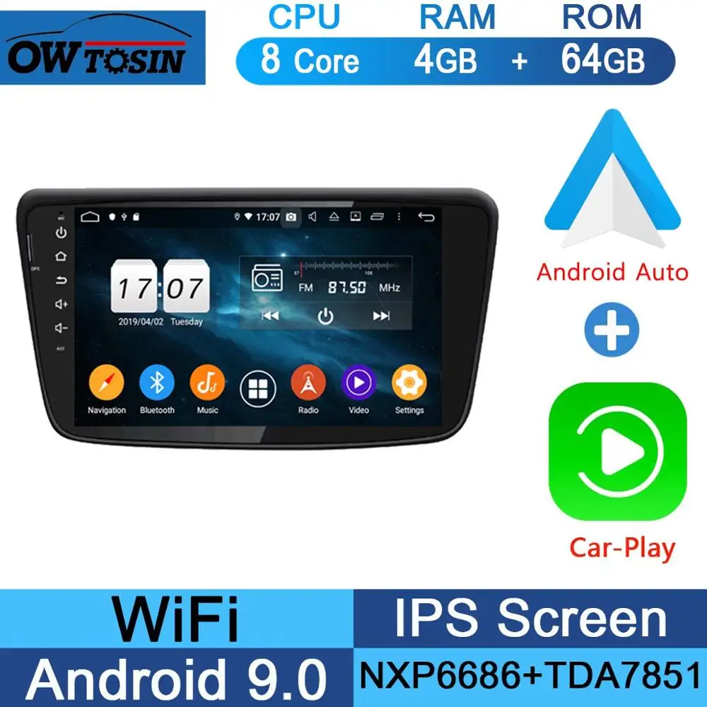 64G CarPlay Android " ips 1920*1080 8 Core 4G+ 64G Android 9,0 Автомобильный мультимедийный плеер для Suzuki Baleno автомобиль радио gps CarPlay попугай BT - Цвет: 64G CarPlay Android
