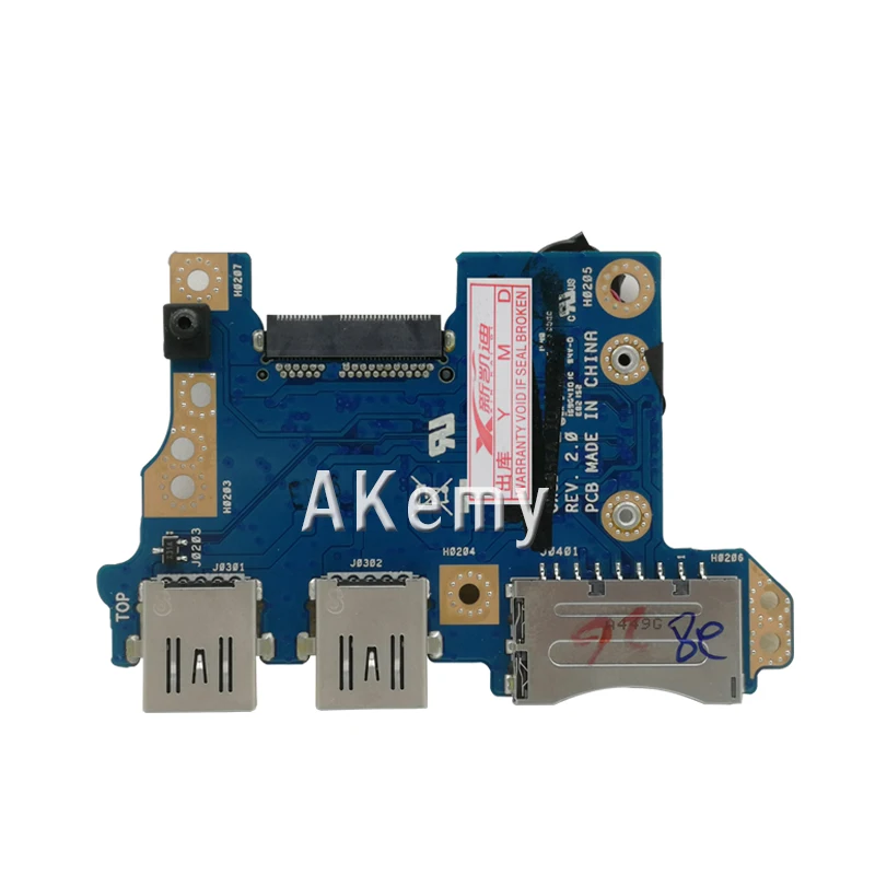 Оригинальный Для For Asus Zenbook UX305F UX305FA UX305C UX305CA U305F U305C io Плата usb SD кард