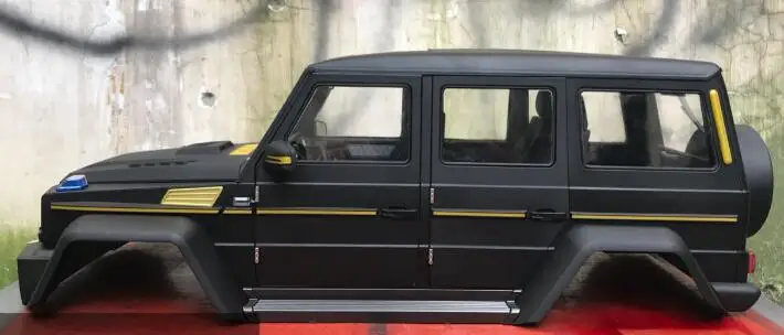 1/10 весы Rock Cralwer грузовика 313 мм G50 G65 черный Окрашенный корпус подходит для осевого