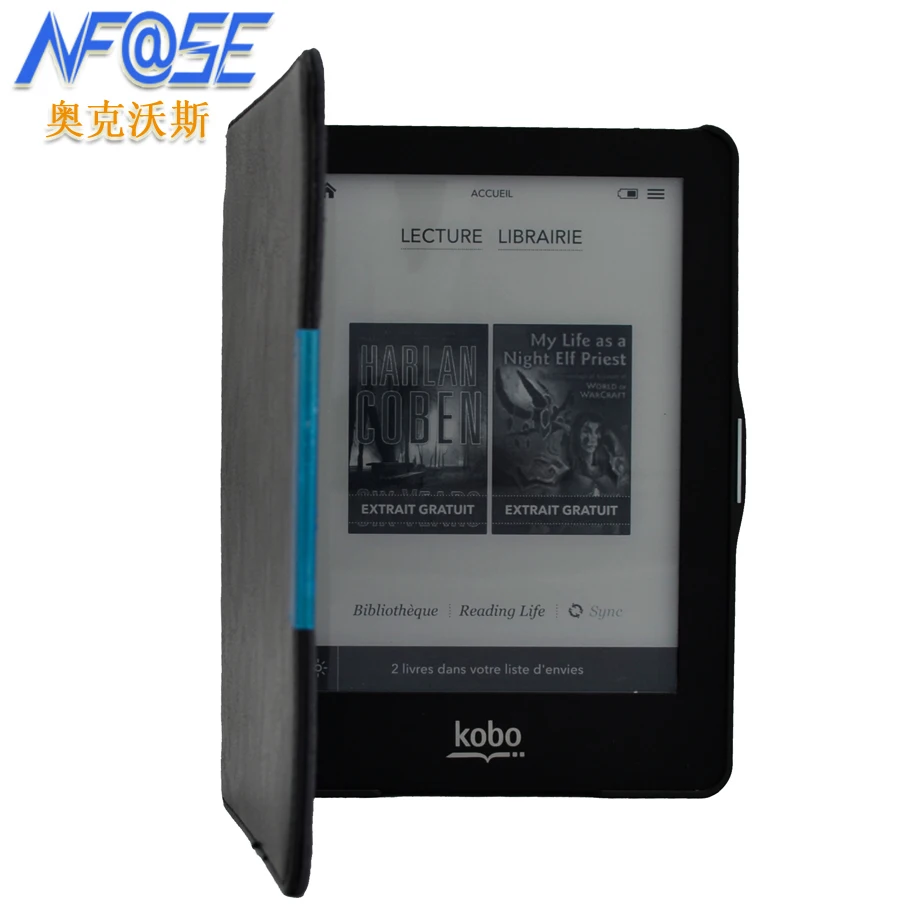 Кожаный чехол для KOBO GLO ereader Магнитный 6 дюймов умный жесткий защитный | Компьютеры